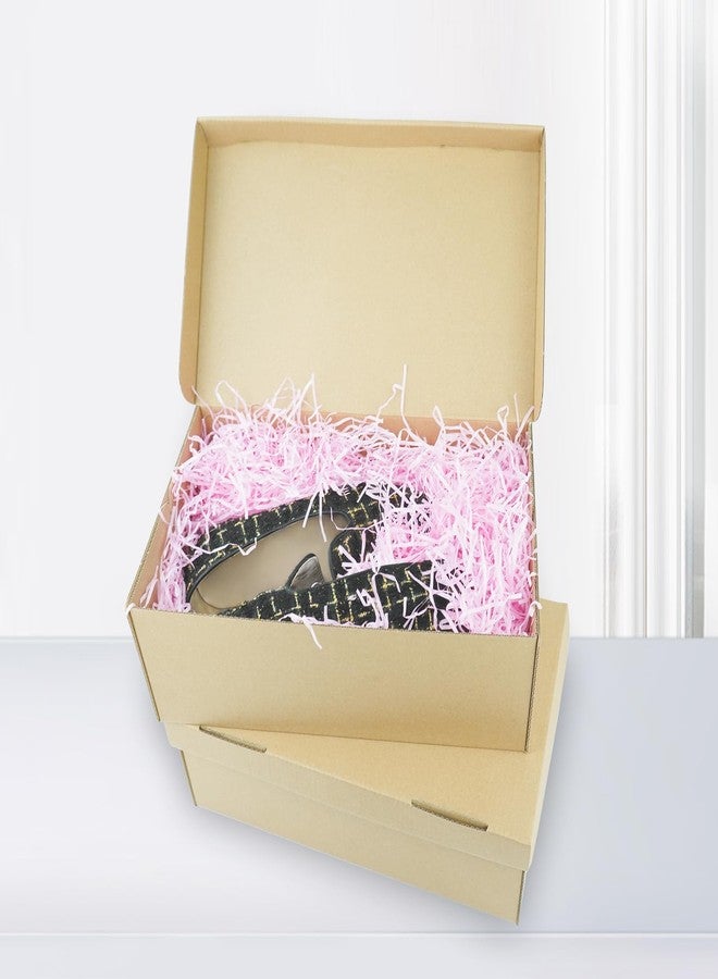 STRBOXONG Cardboard Shoe Boxes with Lid, 11.81x7.08x3.94, Multi-Purpose Storage Box for Home Office Organization Containers, Foldable Cardboard Carton, Gift Parcel (Pack of 5) - Image 4
