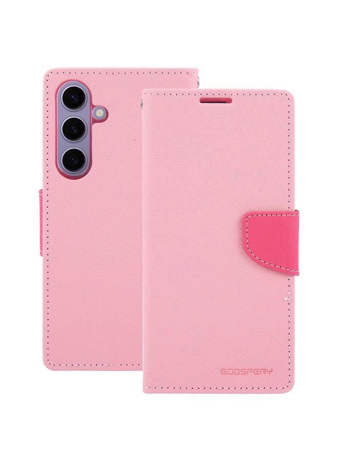 GOOSPERY Case For Samsung Galaxy S24+ 5G FANCY DIARY Cross Texture Leather Phone Case - Image 2