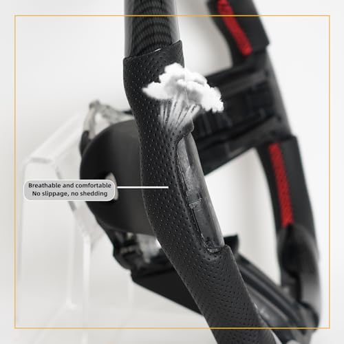 JIANGGAI Hydro Dip Carbon Fiber Steering Wheel Fit For Mustang 2012-2014 GT500 Replacement Car Accessories-JIANGGAI - Image 5