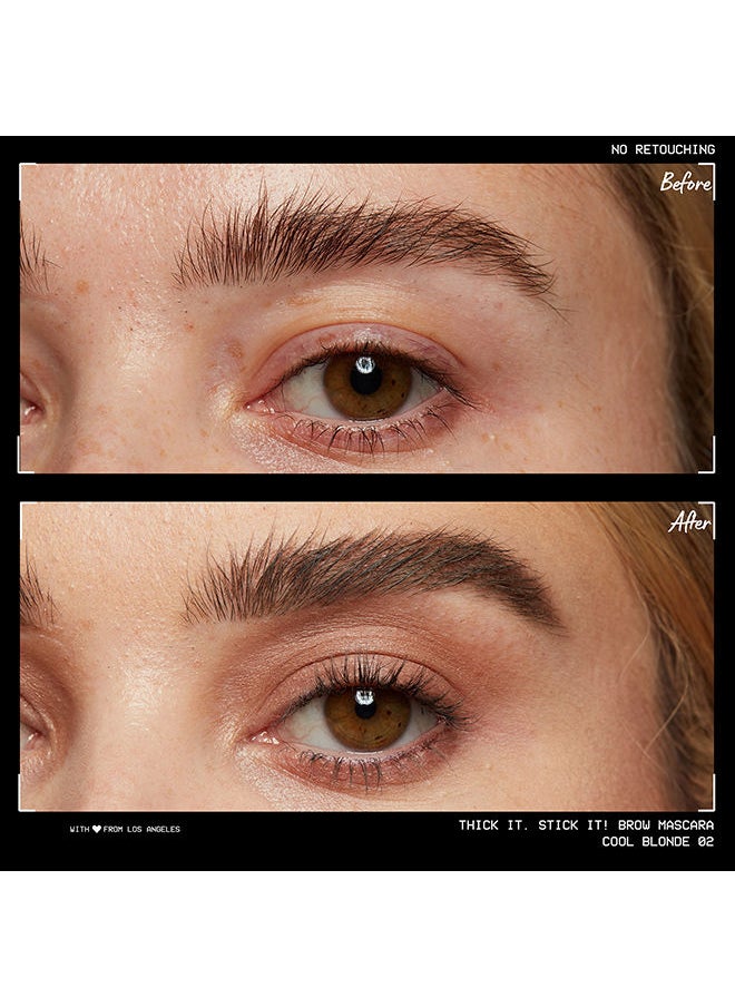 NYX PROFESSIONAL MAKEUP Thick It Stick It Thickening Brow Mascara Cool  - Image 5