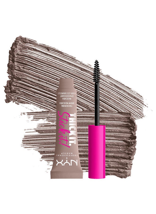 NYX PROFESSIONAL MAKEUP Thick It Stick It Thickening Brow Mascara Cool  - Image 3