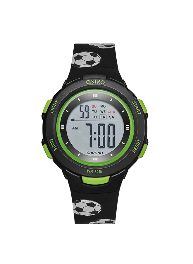 أسترو ASTRO Kids Digital Black Dial Watch - A23916-PPBB-FB