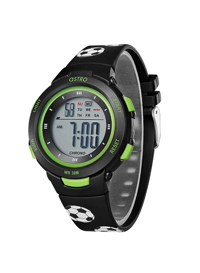أسترو ASTRO Kids Digital Black Dial Watch - A23916-PPBB-FB