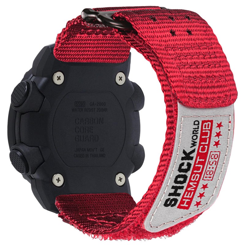 DAVILANE 24mm Watch Band Strap for Casio GA2000 PRG600650 PRW6600 Super Rugged Nylon Sports Strap - Image 2