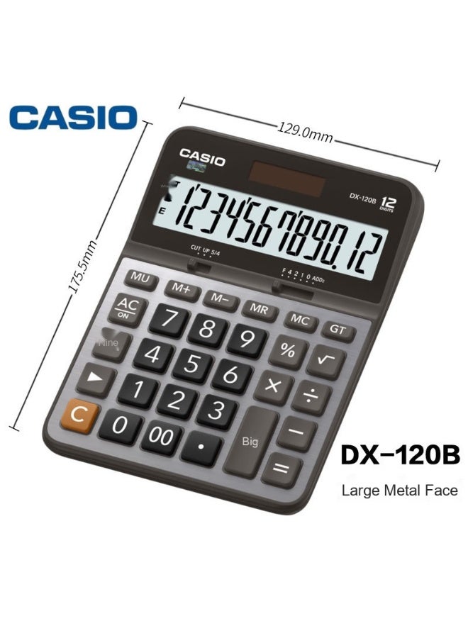 Generic DJ-220DPLUS-WA-DP 12 Digits Calculator Silver 