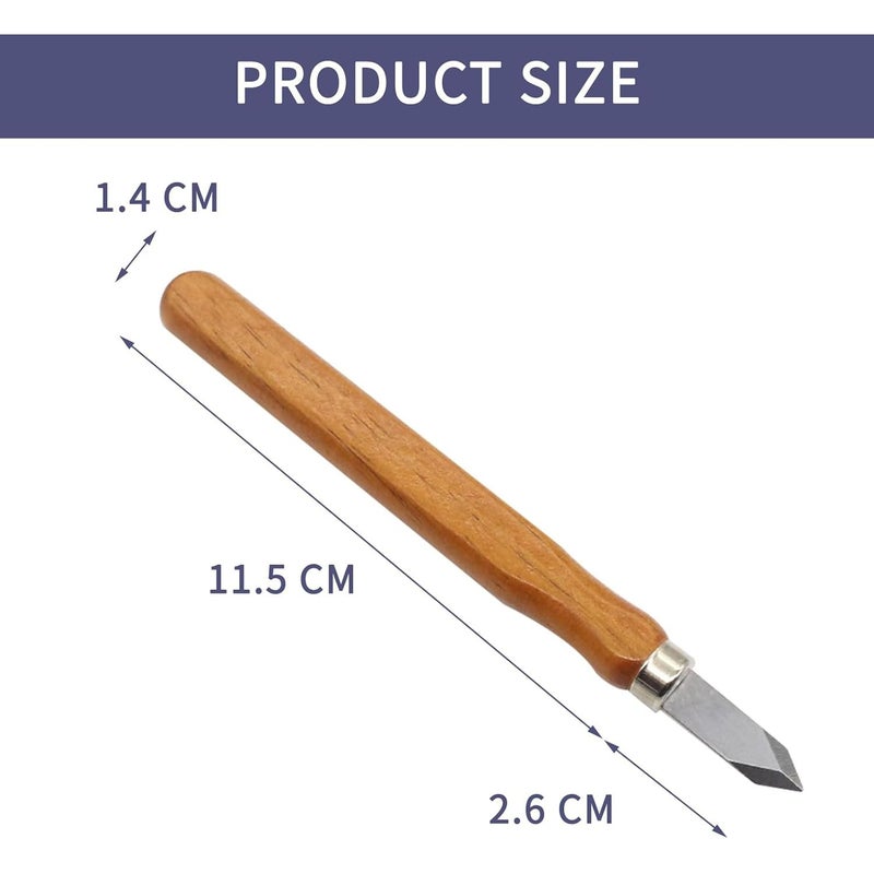 2 Packs Woodworking Marking Knives Double Bevel Blades for Precise Carpentry - Image 2