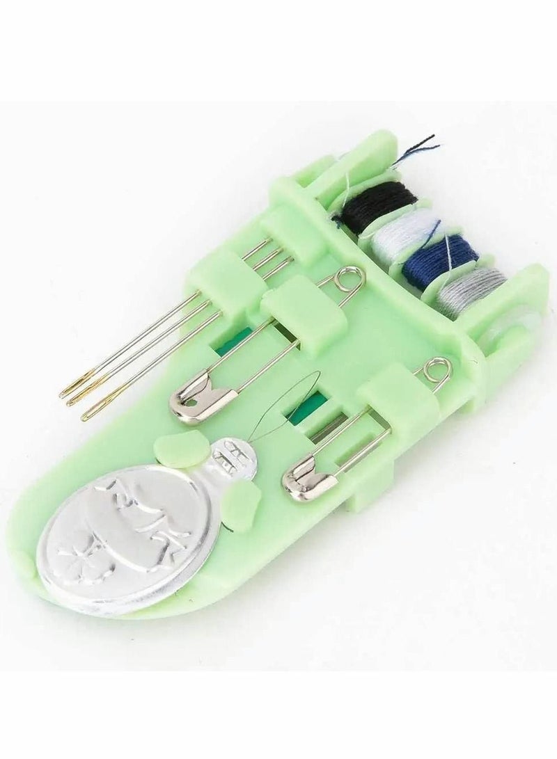 Y&D Sewing Tools Kit, Mini Exquisite Travel Kit Box, for Home Use(Green) 2 PCS - Image 2