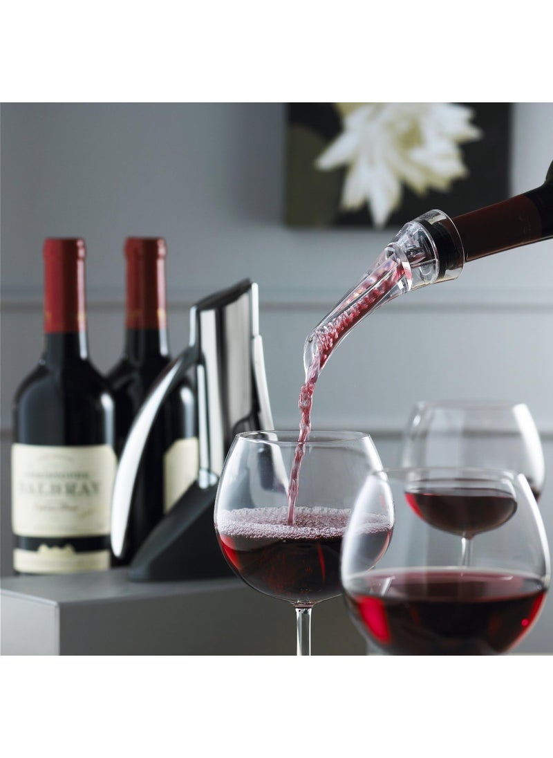 Trudeau Trudeau Aroma Aerating Pourer with Stand Red Wine Bottle Aerator Spout  - Image 5