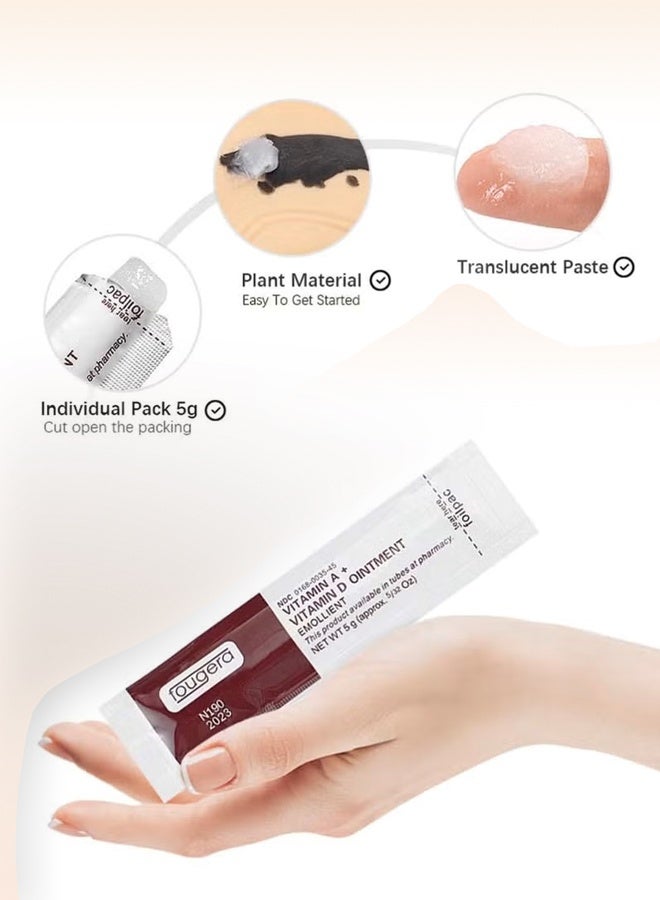 Fougera Tattoo Scar Repair Gel 50Pcs Microblading Aftercare Ointment Vitamin A and D Anti-Inflammatory Anti Scar Tattoo Aftercare Cream for Makeup Microblading and Tattoo Healing Art Tattoo Supplies - Image 2