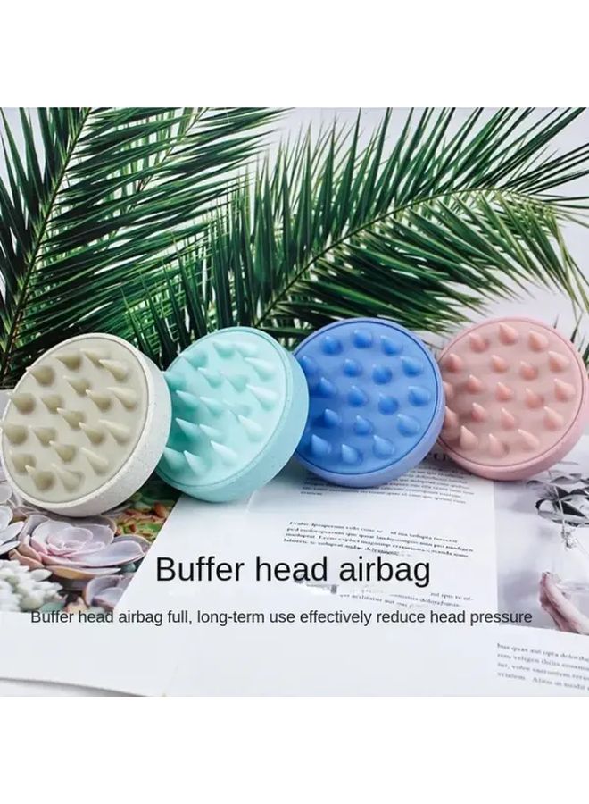 Green Scalp Massager Brush for Wet Dry Hair Deep Cleansing and Growth - Image 4