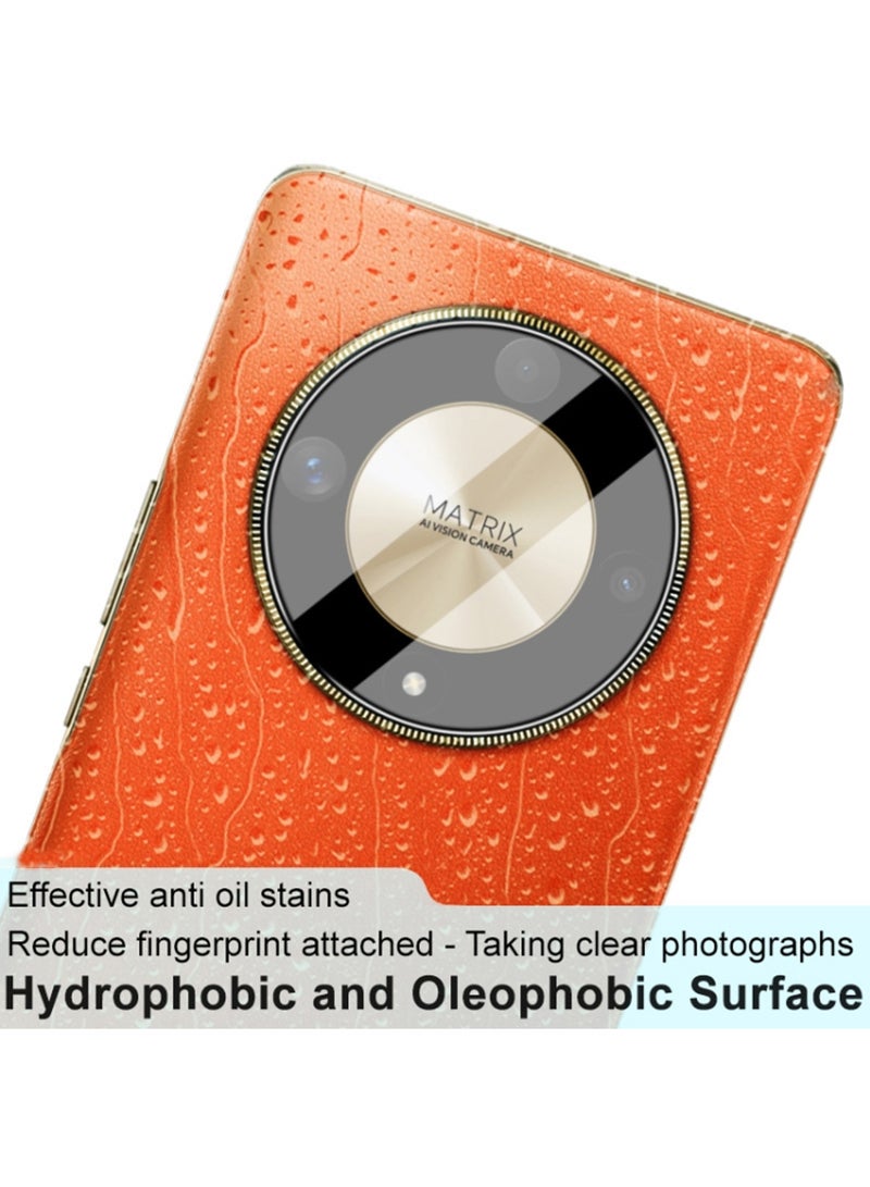 Honor X9b Camera Lens Protector, Scratch-Resistant HD Clarity Ultra-Thin 9H Tempered Glass with Aluminium Edging, Individual Metal Lens Cover - Black - Image 3