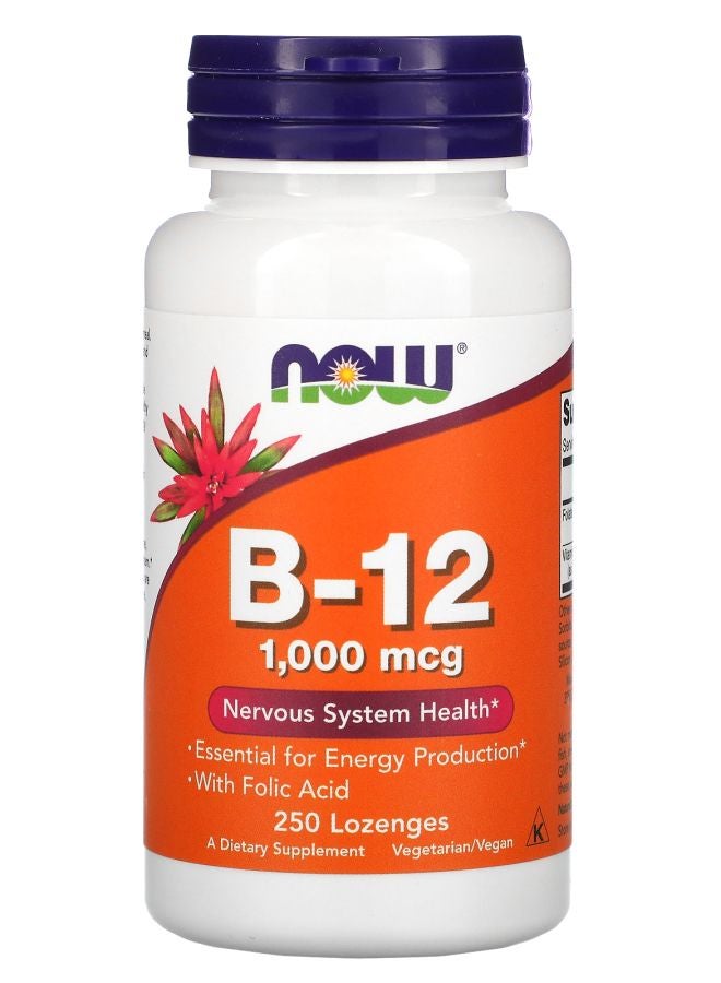 now B-12 1000 mcg 250 Lozenges