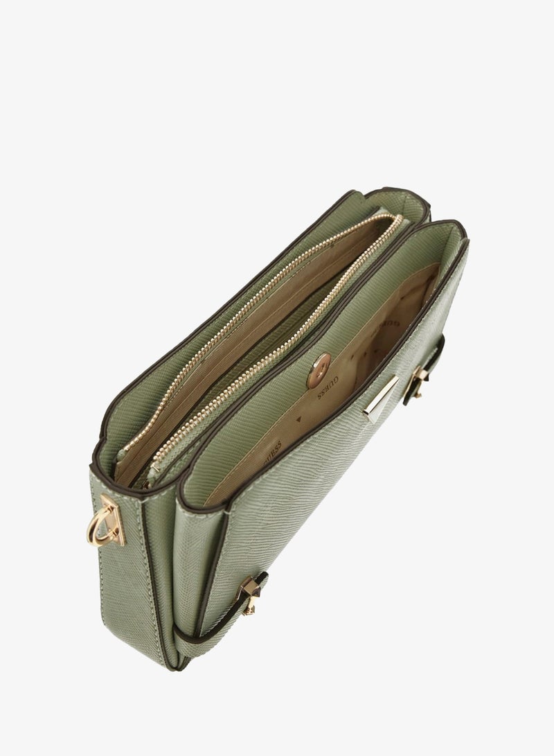 GUESS Rosalba Top Zip Crossbody Bag - Image 4