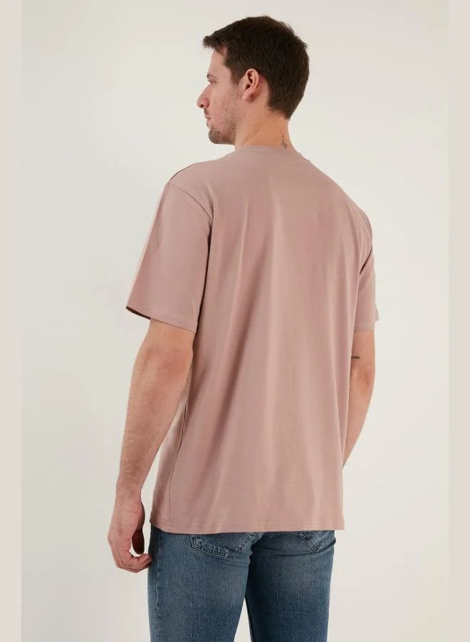 Buratti  Buratti 100% Cotton Relaxed Fit Crew Neck T-Shirt Men's T-Shirt 5902605 for Men | Best Price UAE