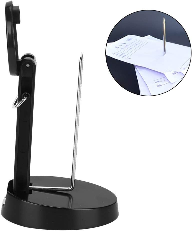 klarako Invoice Spike, Receipt Holder Spike Stick, Paper Memo Holder Check Spindle Bill, Practical Invoice Fork for Restaurant Kitchen Office Desktop - Image 4