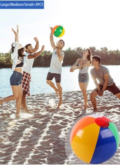 3pcs inflatable beach balls