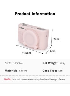 General SX730 SX740 Camera Case, Canon PowerShot SX740/SX730 HS Camera Soft Silicone Case - Scratch Resistant Slim Fit Lightweight Case  - Image 3