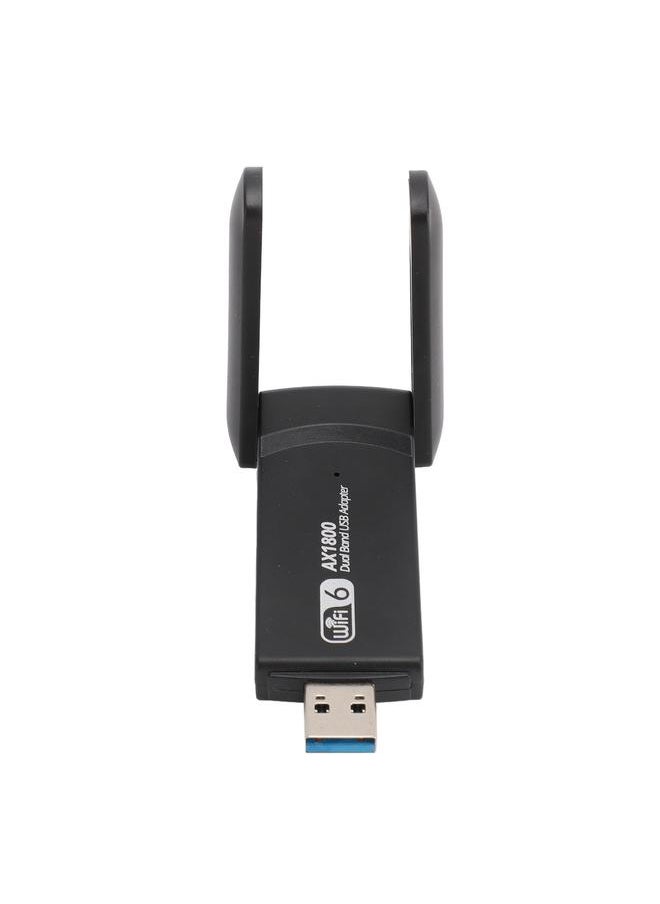 Thoraya - محول USB واي فاي 6 بسرعة 1800 ميجابت في الثانية 2.4G 5G مزدوج النطاق لمحول الشبكة اللاسلكية لنظام ويندوز 10 11 - Image 1