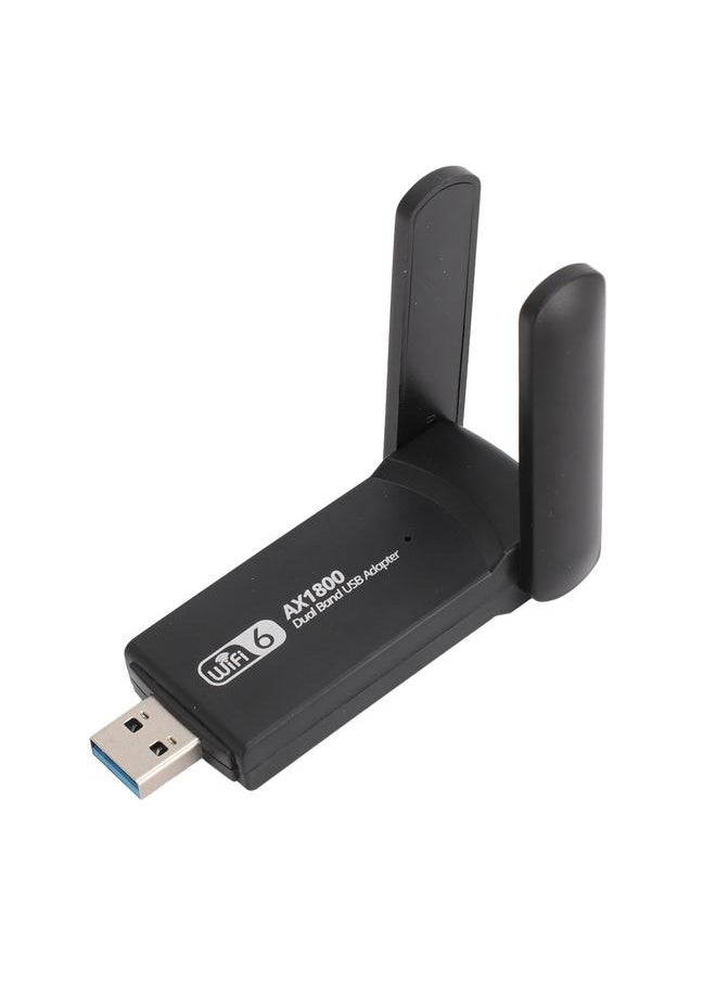 Thoraya - محول USB واي فاي 6 بسرعة 1800 ميجابت في الثانية 2.4G 5G مزدوج النطاق لمحول الشبكة اللاسلكية لنظام ويندوز 10 11 - Image 1