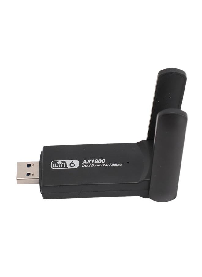 Thoraya - محول USB واي فاي 6 بسرعة 1800 ميجابت في الثانية 2.4G 5G مزدوج النطاق لمحول الشبكة اللاسلكية لنظام ويندوز 10 11 - Image 1