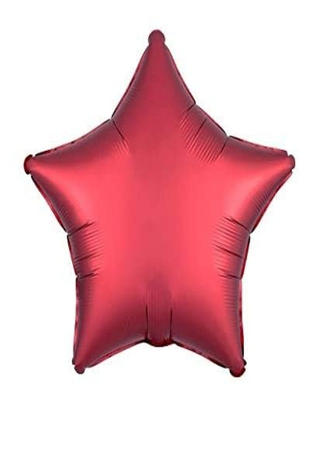 RSAAUD® 5 Pcs Heart Star Round shaped Balloon, Air or Helium Balloons balls kids baby shower birthday wedding Valentine day decorations aluminum foil balloons party supplies (set of 5) - Image 2