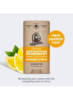 Dr. Squatch Dr. Squatch Manly Soap and Deodorant Variety Pack - Handmade with Organic Oils, Aluminum-Free - Summer Citrus and Fresh Falls - Men's Natural Soap  - Image 2