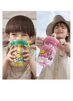 Babycare Babycare - T-Rex Toby Sippy Cup, Purple, 500 ml, BPA-Free, Leak-Proof, Non-Toxic, Easy Grip Handle, Safe for Toddlers, Spill-Proof Design, Durable, Portable, Ideal for Baby Feeding  - Image 4
