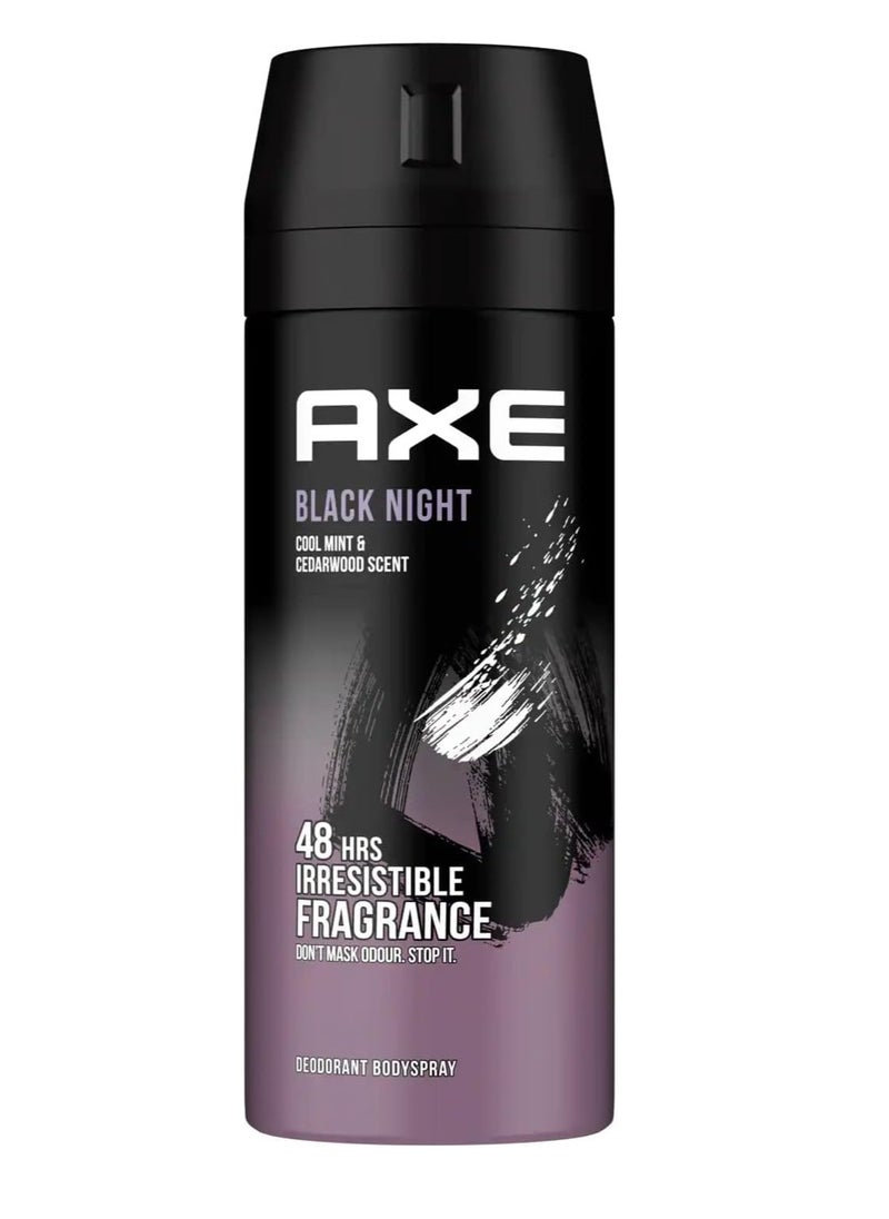 Axe - Body Spray for Men Black Night 150ml - Image 1
