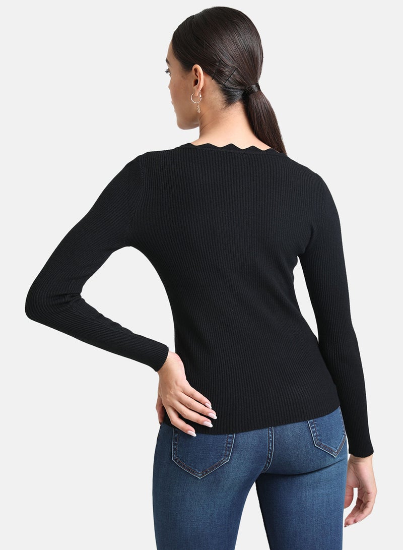 Kazo SCALLOP NECK PULLOVER - Image 3