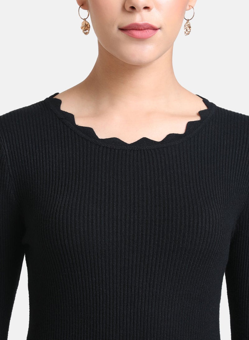 Kazo SCALLOP NECK PULLOVER - Image 5