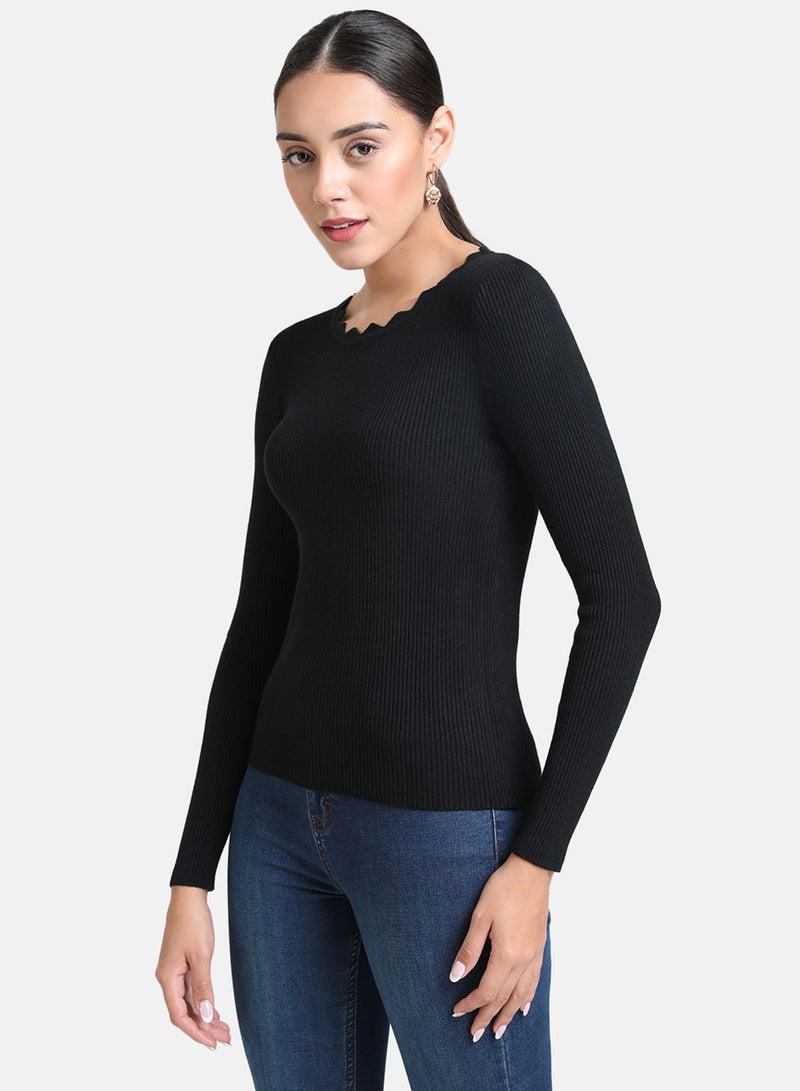 Kazo SCALLOP NECK PULLOVER - Image 2