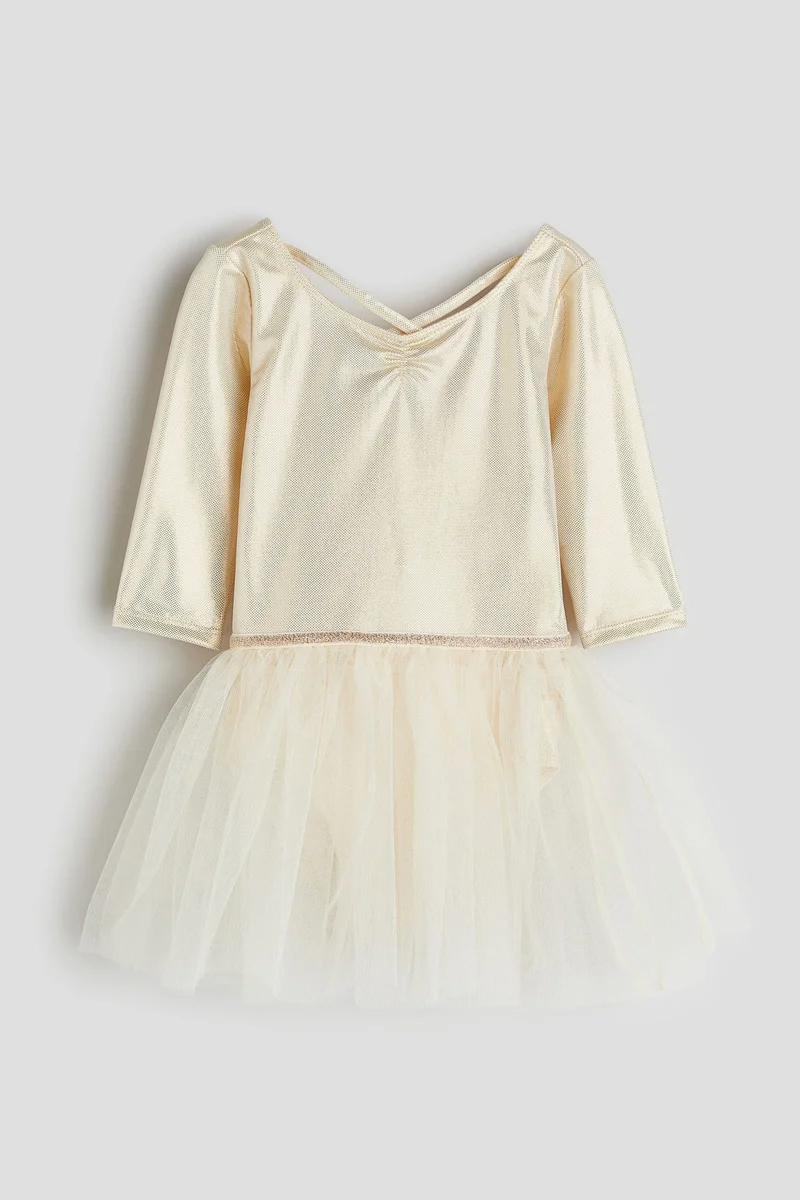 اتش اند ام Dance leotard with tulle skirt