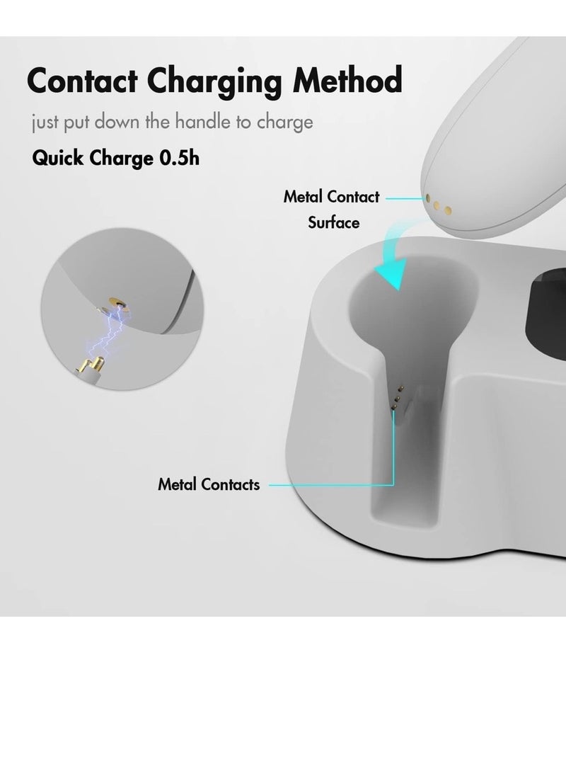 compatible with Oculus Quest 2 controllers/VR Charger Station for /Oculus Quest 2 Controller Fast Charging Station Kit with Type-C Charging Cable