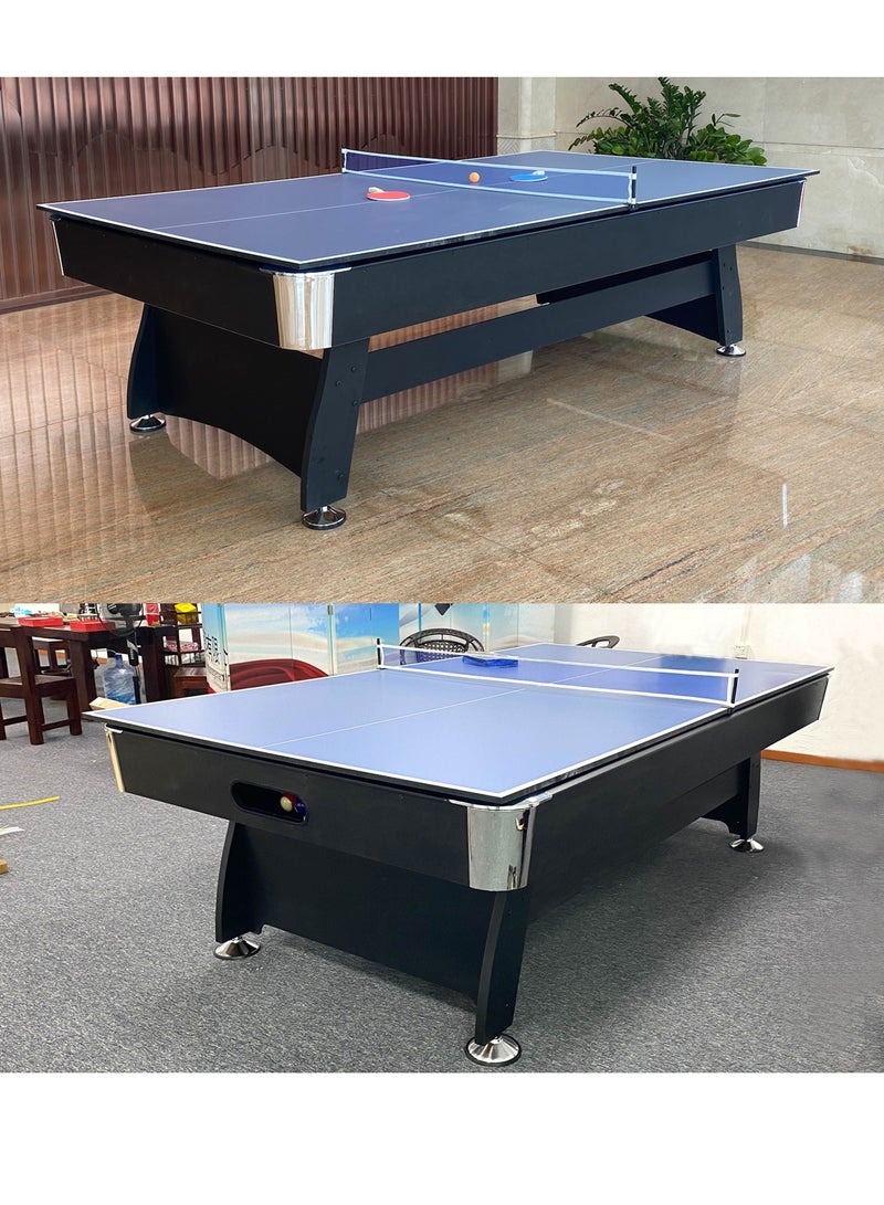 Generic 7ft 3 IN 1 Billiard Pool Tables with Full Accessory Multi-function Home Use Ping Pong Dining Table Convertible 3in1 Portability Pool Table  - Image 2