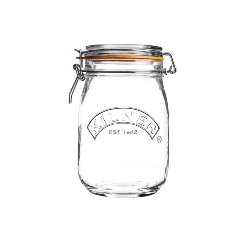 Kilner Round Swing Top Glass Jar  1L