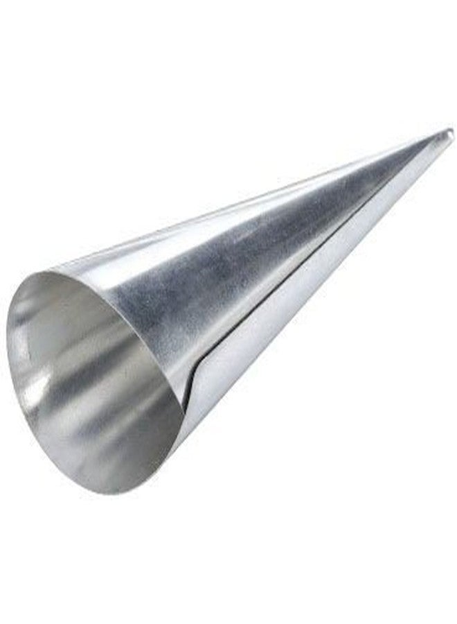 Choco Decor Aluminum Conical Spiral Baking Cone, 15X5.5Cm, Silver (3 Nos.) (Pack of 12) - Image 3