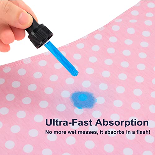 Benoxine Baby Burp Cloths & Baby Bibs 2-in-1 Design Large Size 3 Layers Thicken Cotton Super Absorbent and Soft Baby Spit Up Burping Rags Baby Burp Cloth Set for Boys and Girls Solid 12 Pack - Image 2