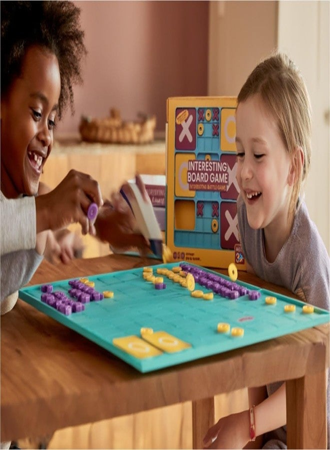 ZELVO Ultimate Tic Tac Toe Board Game for Kids 8+ & Family | Strategy Fun Game for Indoor & Outdoor Play | Educational Brain Development Toy | Party & Travel Game for Boys & Girls (Small) - Image 2