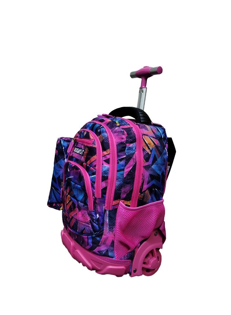 AODASI Trolley School Bag, School Bags for Girls and boys Trolley Bag for Kids Travel Bag Trolley Luggage backpack multi useful , 16 inch - Image 4