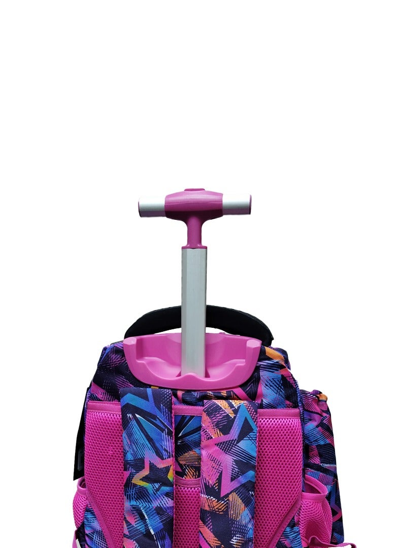 AODASI Trolley School Bag, School Bags for Girls and boys Trolley Bag for Kids Travel Bag Trolley Luggage backpack multi useful , 16 inch - Image 2