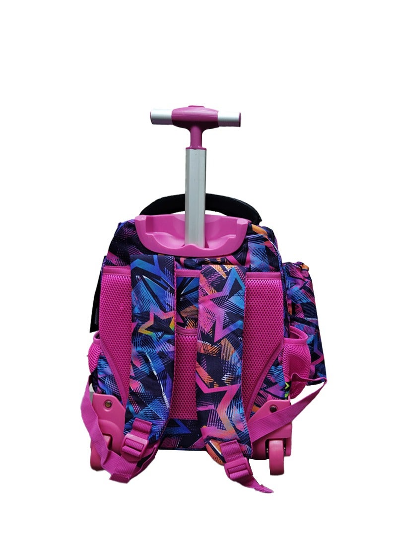 AODASI Trolley School Bag, School Bags for Girls and boys Trolley Bag for Kids Travel Bag Trolley Luggage backpack multi useful , 16 inch - Image 5