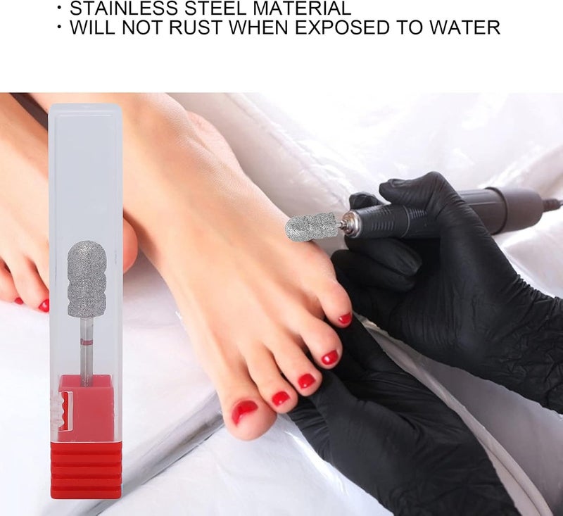 klarako Nail Bit Bits, Foot Dead Skin Removal Nail Drill Bit, Pedicure Polishing Grinding Head Replacement Parts, Professional Nail Bit Attachments Removing Gel Acrylic Cuticle For Manicure Pedicure(#1) - Image 4