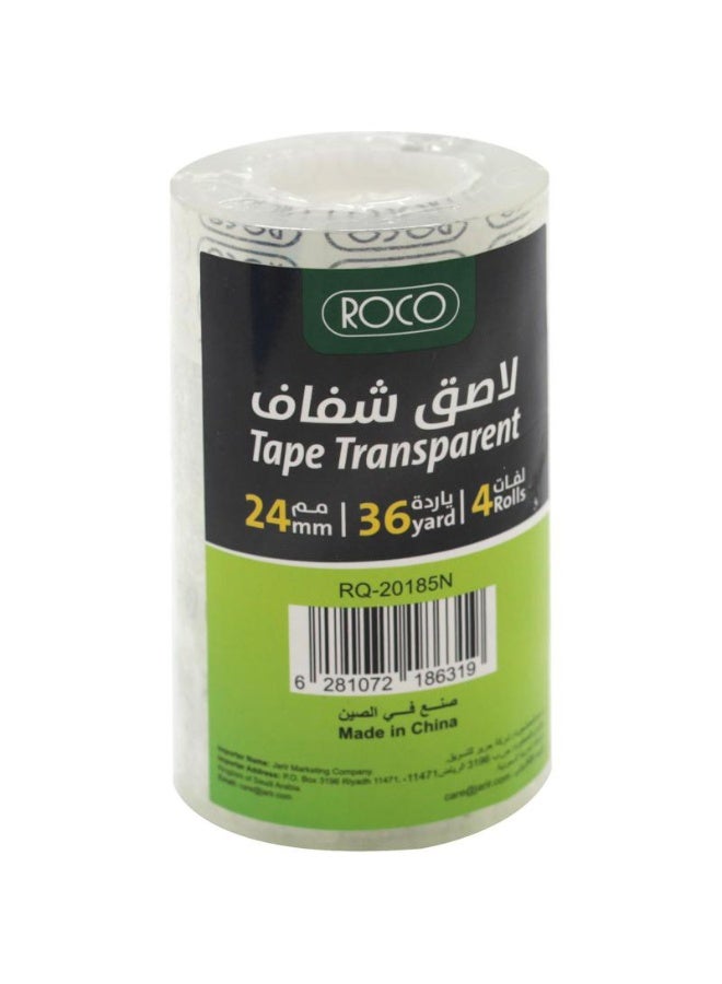 ROCO Plastic Tape 24mm 36 Yard Clear - Image 1