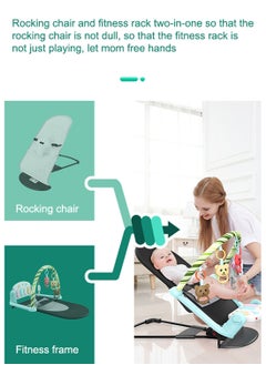 Occuwzz Baby rocking chair with music toy rack, soothing cradle, reclining chair suitable for newborns from 0 to 36 months  - Image 4