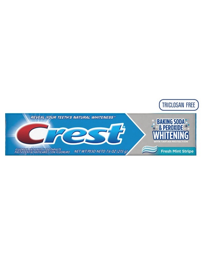 كرست معجون أسنان بنكهة النعناع المنعش وصودا الخبز والبيروكسيد لتبييض الأسنان وحماية من الجير، 8.2 أونصة (عبوة من 6 قطع) - Image 5