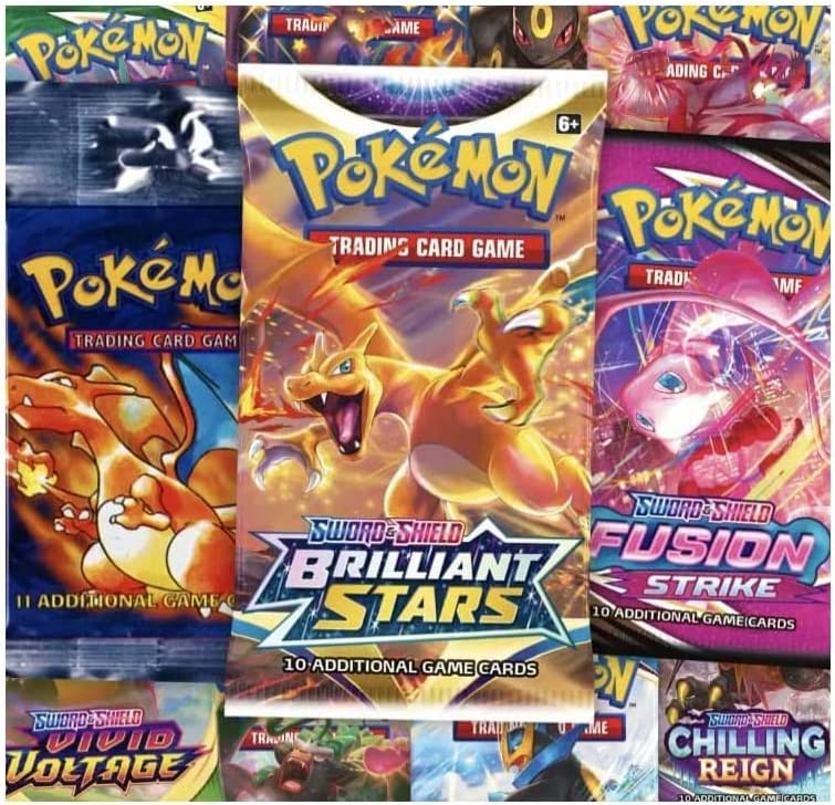 Pokemon TCG: Authentic Factory Sealed Booster Pack (Includes Mystery Card Bundle - V/VMAX 1 in 3 - Bonus Free Protective Card Holder!) - Image 2