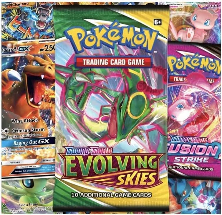 Pokemon TCG: Authentic Factory Sealed Booster Pack (Includes Mystery Card Bundle - V/VMAX 1 in 3 - Bonus Free Protective Card Holder!) - Image 3