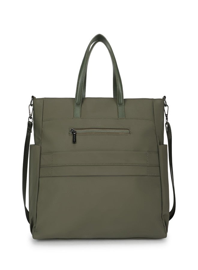 Fastrack Nylon Edit laptop Tote | Nylon Women’s Bag | 2 Compartments, 15" Padded Laptop Sleeve, Bottle Holders, Trolley Sleeve & Dual Carry Straps - Image 5