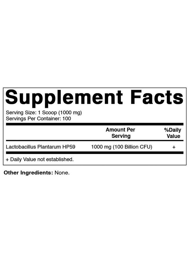 Vitamatic مسحوق بروبيوتيك فيتامينات لاكتوباسيلس بلانتاروم - دعم صحة الجهاز الهضمي - 100 جرام (3.5 أونصة) - 100 حصة - Image 2