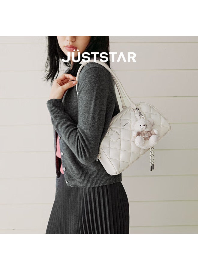 Just Star Jianlu Same Style Baguette Bag Women  New Light Luxury Boston Bowling Underarm Bag 38 Festival Birthday Gift - Image 2